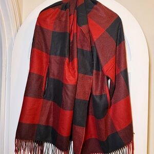 Madewell Buffalo Check Cape Scarf